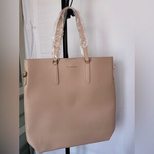 Michael Kors Nude Blush Tote with Gold Hardware